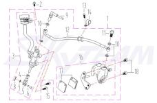 -8G Bremse ABS hinten X-Bongo