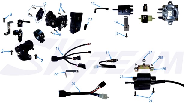 -8/-6 EU4 Halter Rotations-Einspritzpumpe Abb.14 