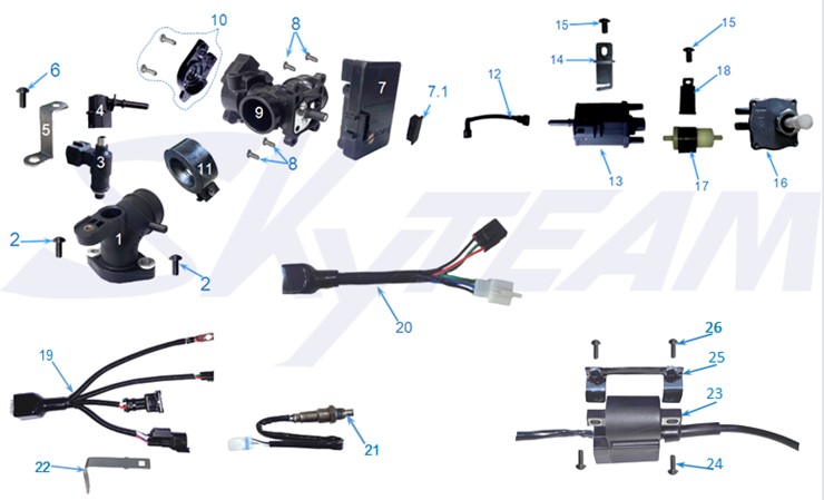 -8/50 EU4 Fuel Injector Abb.3  1 STK. 