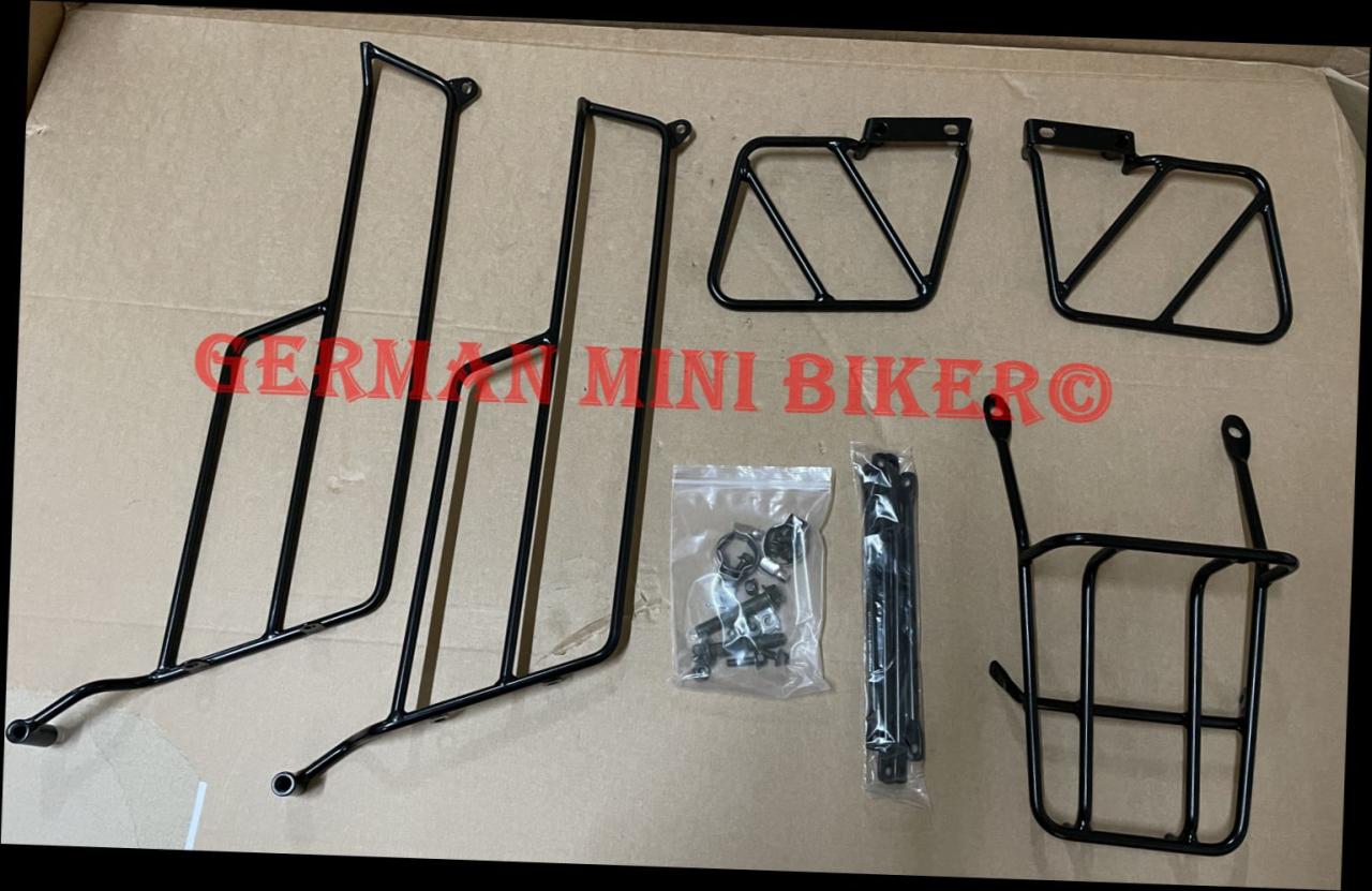 Gepäckträger 3er-Set e-Max 50 / e-Mini 25 Front-Mitte-Seite 