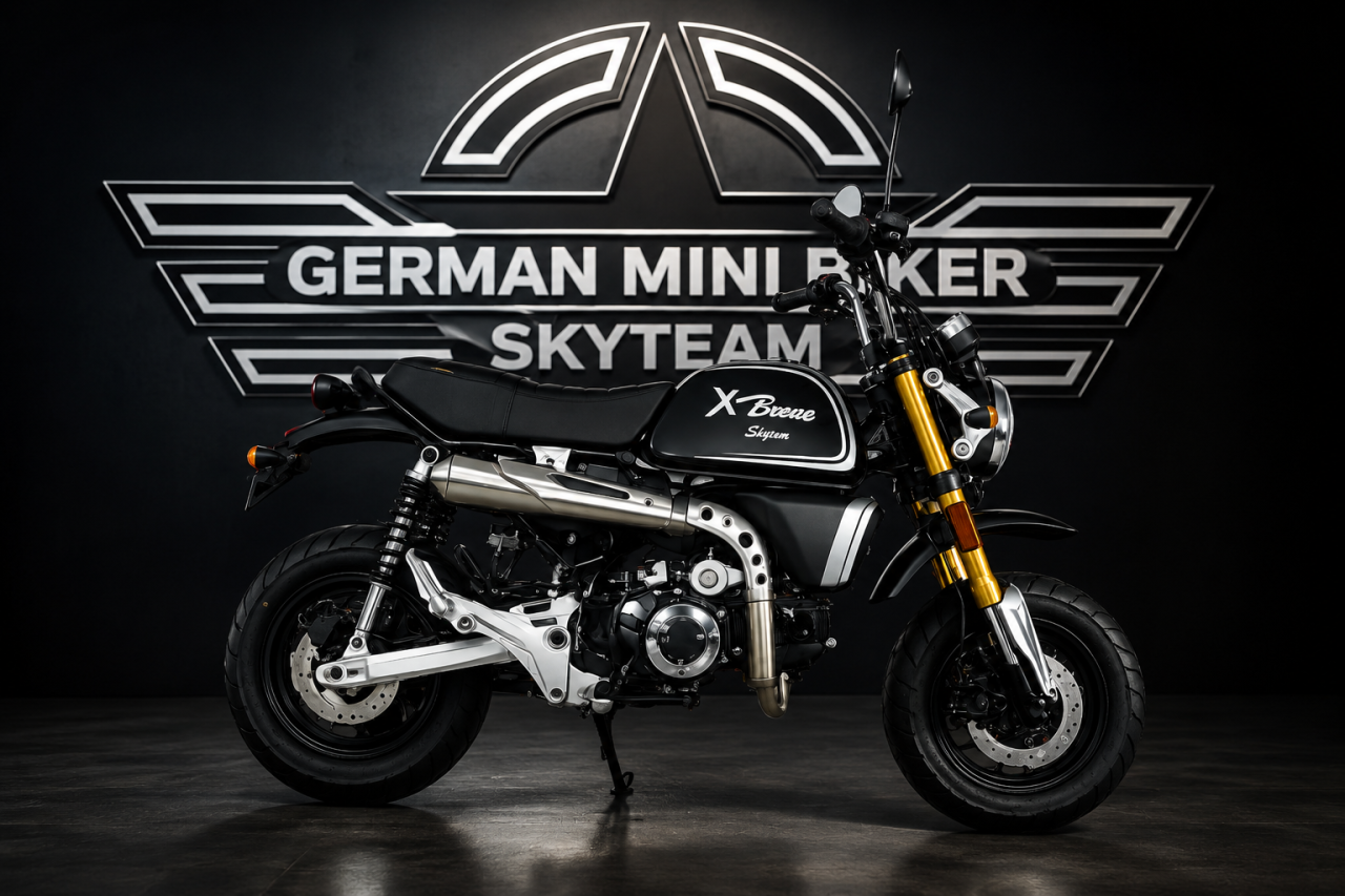 Skyteam - X-BONGO 125 ABS MATT-BLACK E5+ NEUHEIT 2026 ohne Gepäckträger