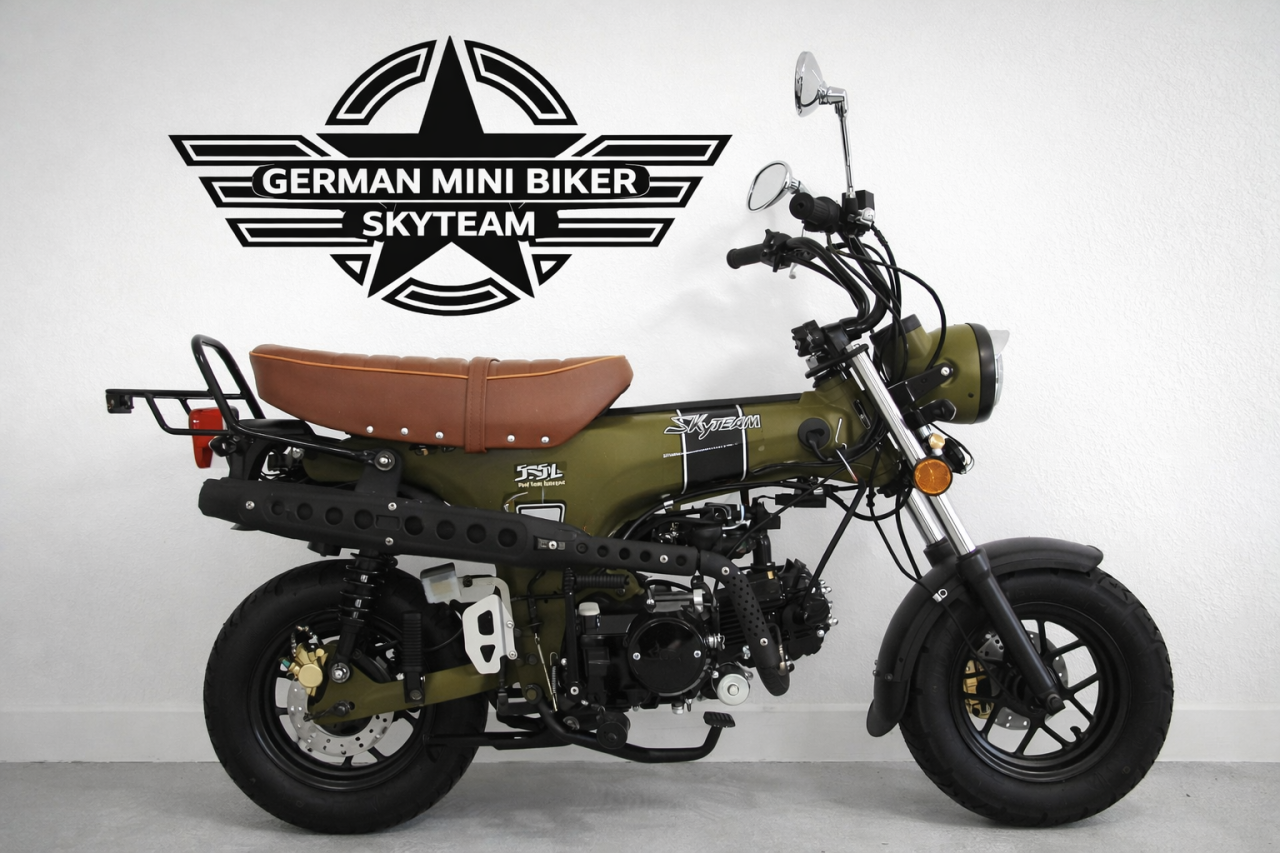 SKYTEAM  SKYMAX 125-6 CLUB-S E5+ INJECTION de LUXE Matt-Army-Green 