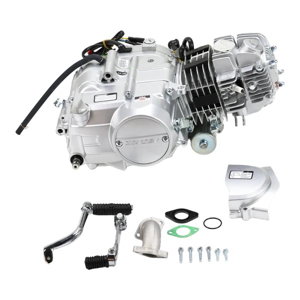 Zongshen Motor 125cc 4 Gang/Handkupplung Silber 
