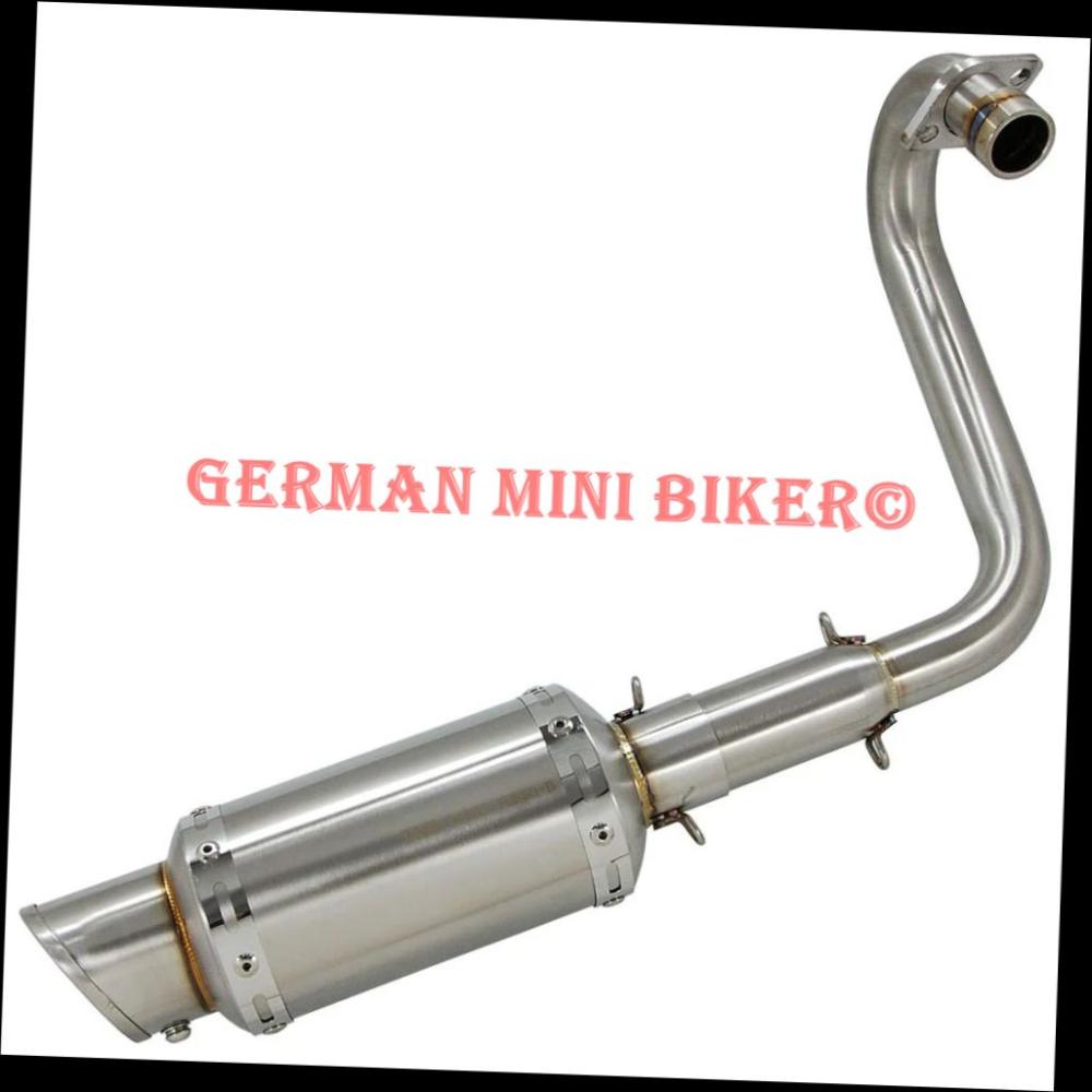 Auspuff Edelstahl BS1423 Euro 0-3 obenliegend Skymini & Le Mans mit e* Nr. 