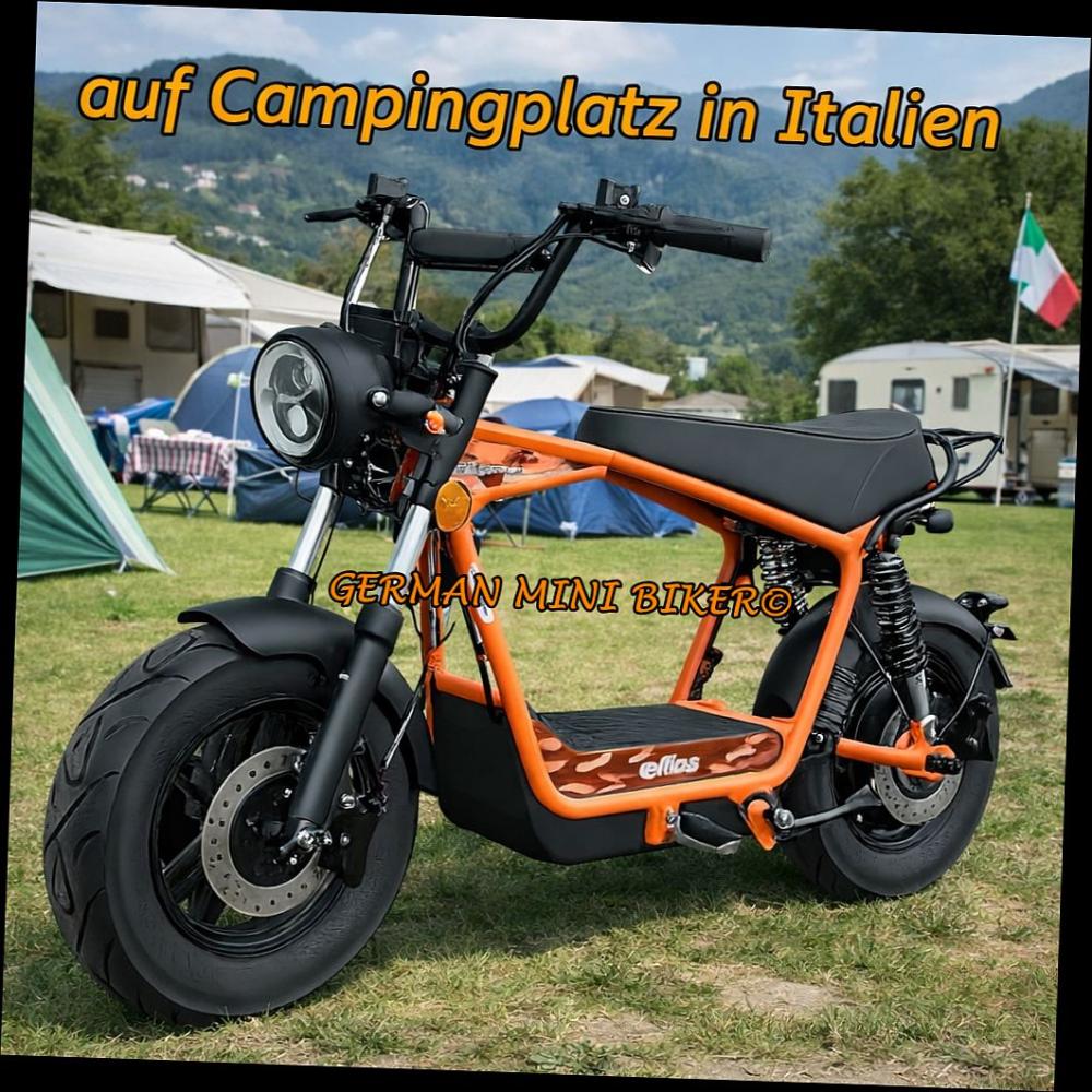 E-Max 50 Orange-Edition mit Klapplnker! 