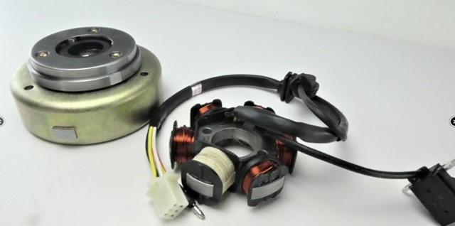 -6/-8 EU3-STATOR BS1046, 6 SPULEN & SCHWUNGRAD 