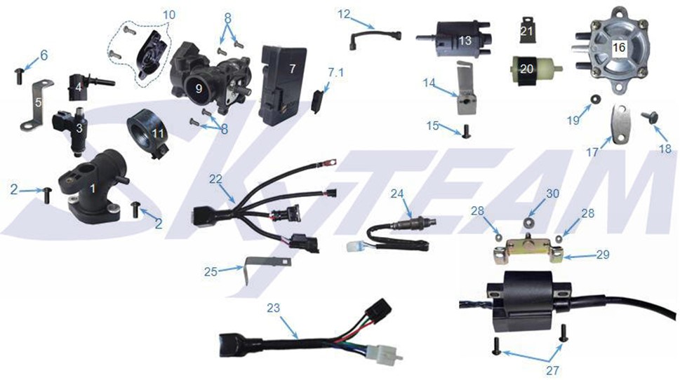 -6/125 EU4 Plug In Unit Holder,Lambda Sensor Abb.25 