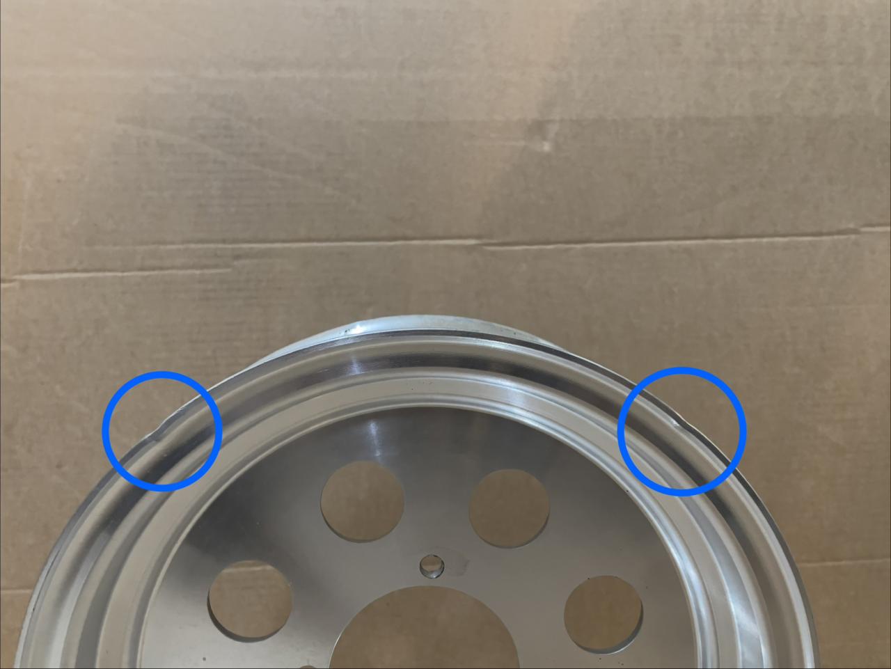 B-Ware F59 Alufelge Le Mans 2,5x10zoll mit Zulassung für Le Mans & Skymini 