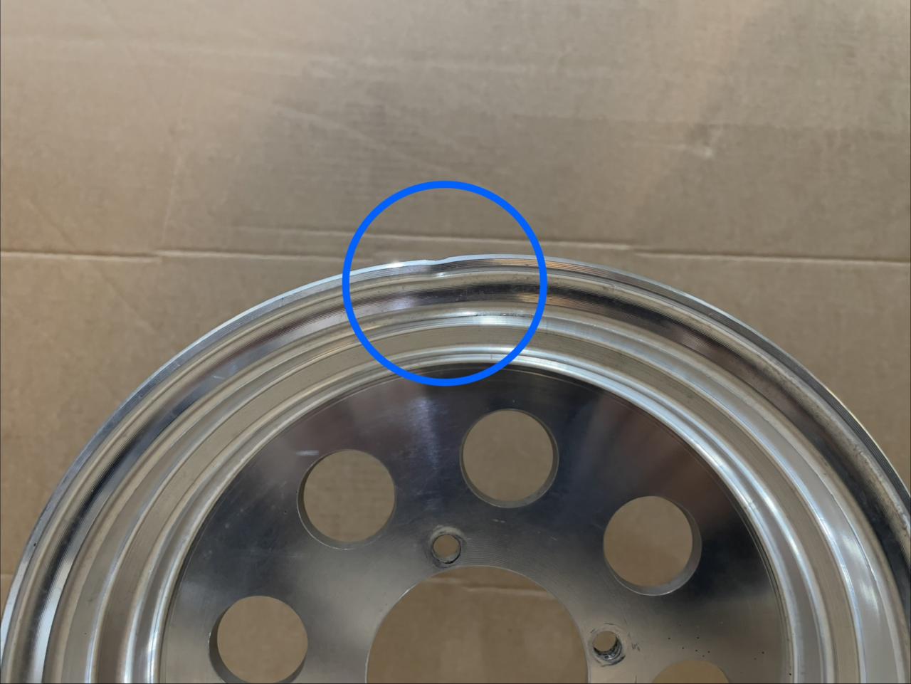 B-Ware F60 Alufelge Le Mans 2,5x10zoll mit Zulassung für Le Mans & Skymini 