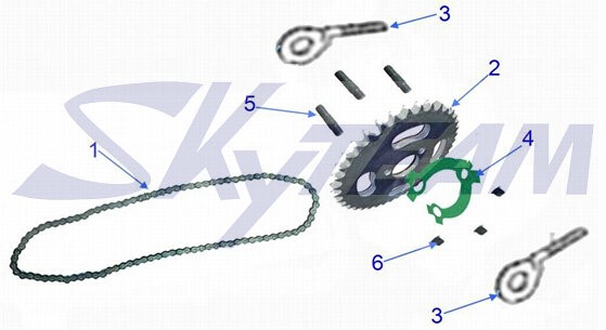 -8 Kette 80gl 50cc/8" 