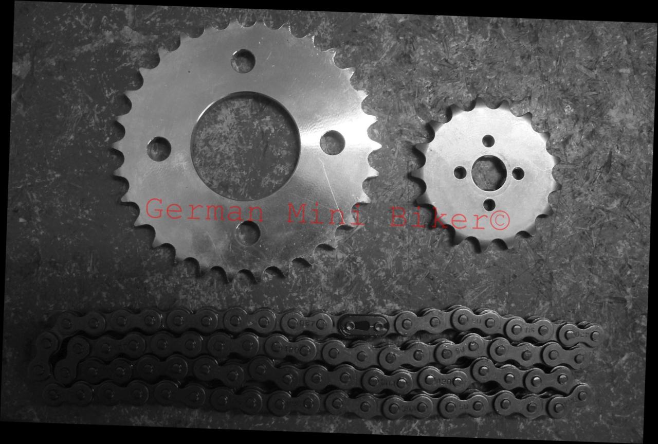 Skymax 125 15Z/32Z/84GL EURO 0-3 Kettensatz Original Vergaser & Injektion-Modelle 