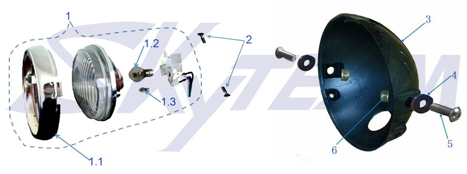 -PBR Chromring-Scheinwerfer 