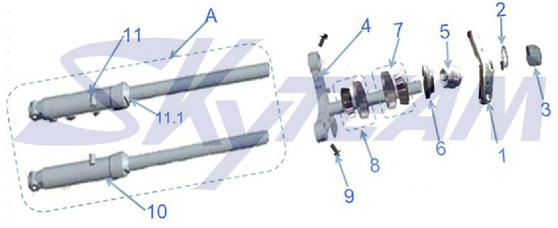 -6/-8 Kegelrollen Lager unten 24mm innen 