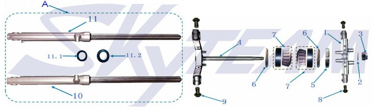 -Trex Gabelbrücke oben 