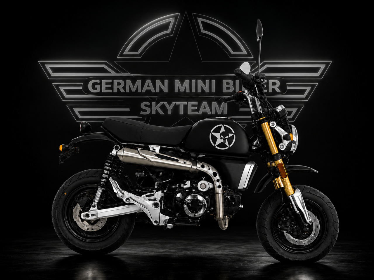 Skyteam - X-BONGO 125 ABS MATT-BLACK-PUNISH E5+ NEU 2026 