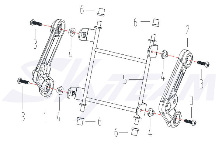 Halter Licht vorn links X-Bongo Abb. 2 1 Stück 