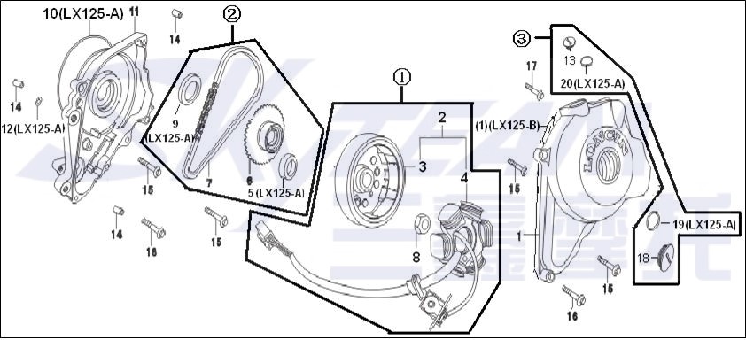 ZÜNDUNGSPLATTE 125CC ABB. 11 