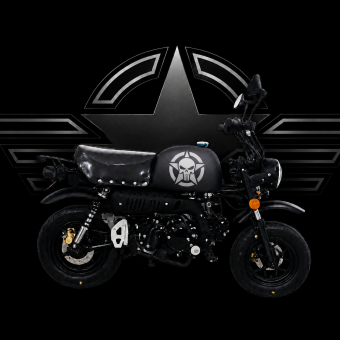 SKYTEAM SKYBONGO 125-8A E5+ CLUB-S INJ. MATT-BLACK-Punish 
