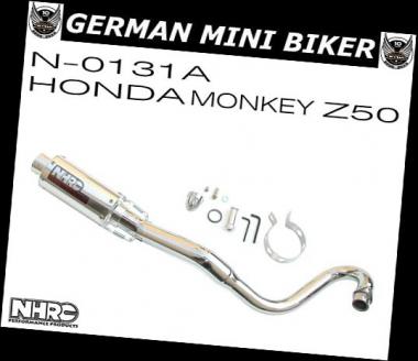 NHRC Alu Sport-Auspuff Injektion oben Skymini-Monkey NHRC-0131A mit EU4 Anschluss! 