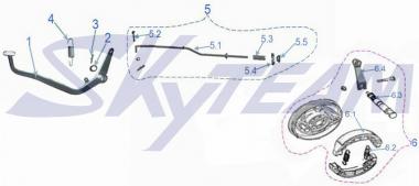 -8 Bremsbeläge hinten 