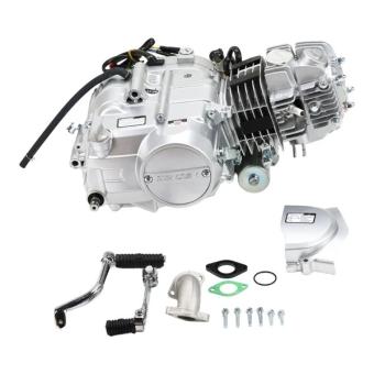 Zhongshen Motor 125cc 4 Gang/Handkupplung mit Anlasser & Kickstarter in Silber! 
