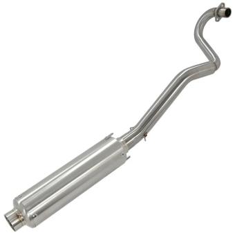 Auspuff BS0949 V2A/Chrom obenliegend LeMans-Skymax 