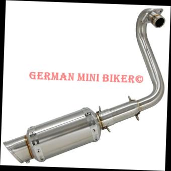 Auspuff Edelstahl BS1423 Euro 0-3 obenliegend Skymini & Le Mans mit e* Nr. 