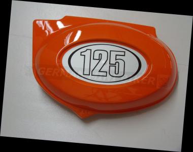 Seitendeckel Batterie 125cc Links ORANGE 