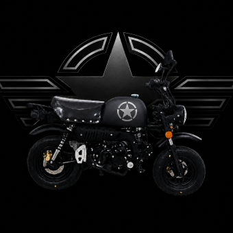 SKYTEAM SKYBONGO 125-8A E5+ CLUB-S INJ. MATT-BLACK-Liberator 