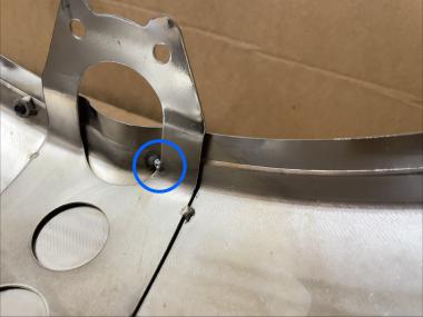 B-Ware F9 Skymax Schutzblech vorn Chrom 