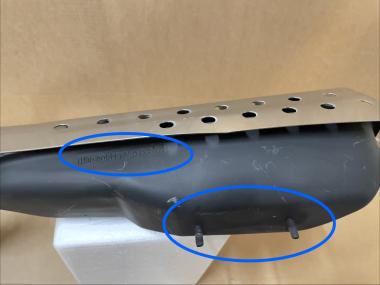 B-Ware F16 Auspuff E5 mit e* Nr Skymini mit Lambdasondenanschluss! 