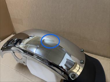 B-Ware F18 Skymax Schutzblech vorn Chrom 