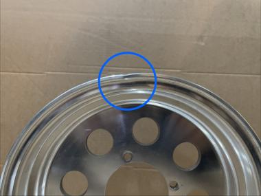 B-Ware F60 Alufelge Le Mans 2,5x10zoll mit Zulassung für Le Mans & Skymini 