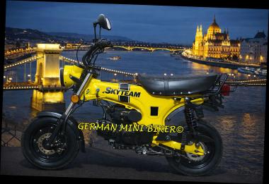 SKYTEAM - SKYMAX 50 Matt-Yellow E5 CLUB-S Injektion Sitz in Schwarz