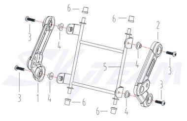 Halter Licht vorn links X-Bongo Abb. 2 1 Stück 