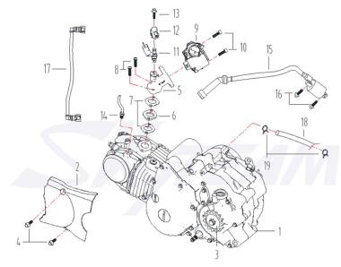 Motor 125ccm X-Bongo Abb. 1 1 Stück 