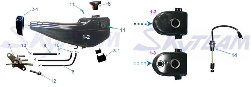 Artikelbild 1 des Artikels “-6 Tank Euro 0-3, 5,5 Liter mit Tankanzeige...! “