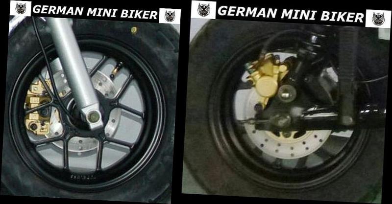 Artikelbild 1 des Artikels “-6 Skymax 50 & 125 Original SKYTEAM ALU-FELGEN SET vorn + hinten, schlauchlos mit Zulassung 