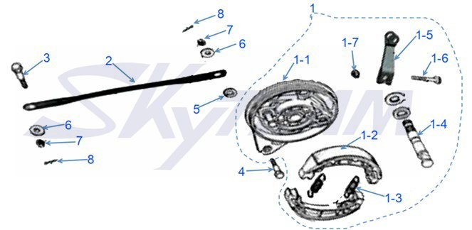 Artikelbild 1 des Artikels “-ACE Bremsbeläge hinten “