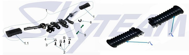 Artikelbild 1 des Artikels “-Trex Fußrastanlage “