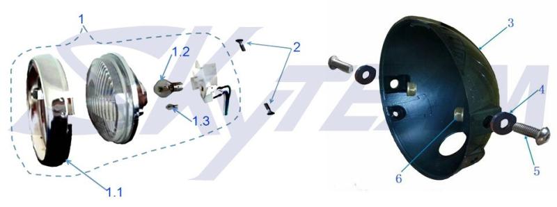 Artikelbild 1 des Artikels “-PBR Chromring-Scheinwerfer “