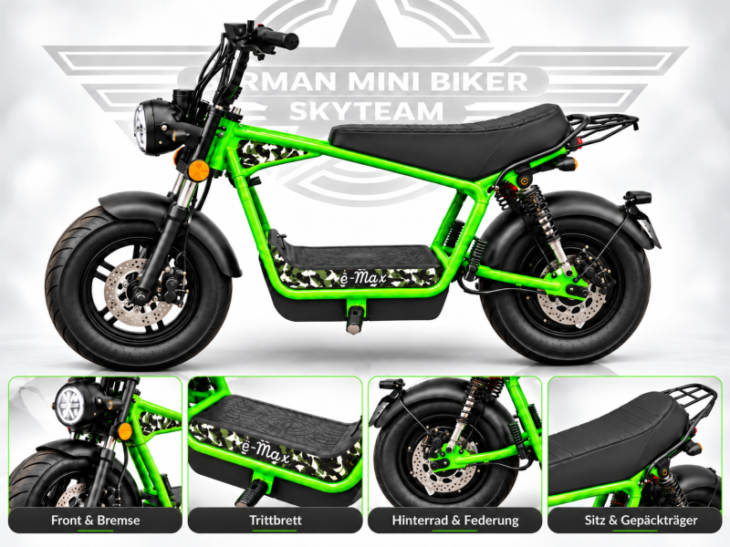 Artikelbild 10 des Artikels “E-Max 50 Green-Edition mit Klapplenker! “