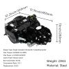 Artikelbild 2 des Artikels “Zongshen Motor 125cc 4 Gang/Handkupplung mit Anlasser & Kickstarter in Schwarz! “