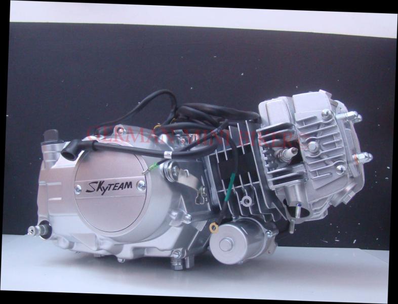 Artikelbild des Artikels “-Original Trex Motor 125cc Skyteam 4 Gang/Handkupplung Silber “