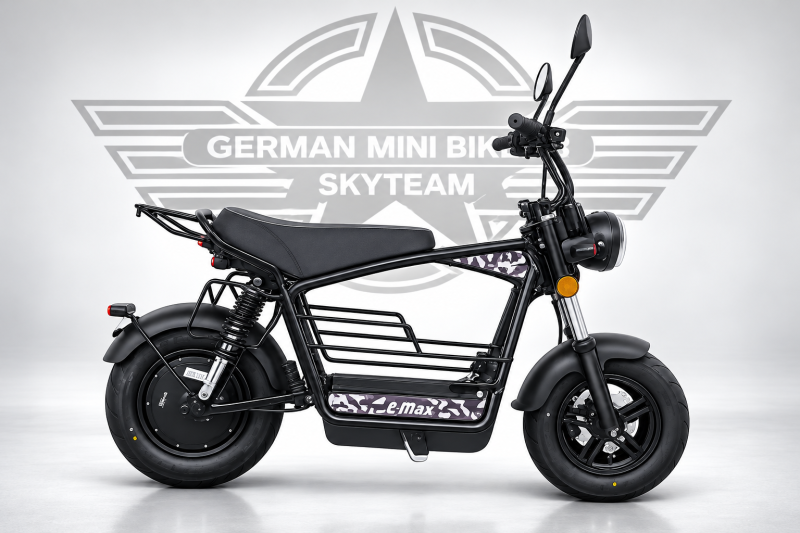 Artikelbild des Artikels “E-Max 50 Black-Edition mit Klapplenker! ohne Gepäckträger “