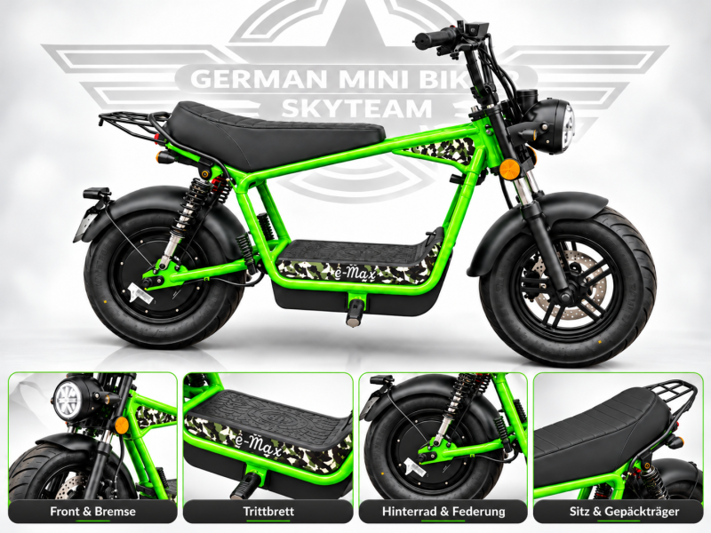 Artikelbild des Artikels “E-Max 50 Green-Edition mit Klapplenker! “