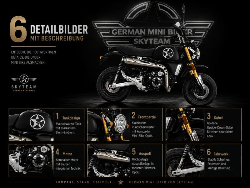 Artikelbild des Artikels “Skyteam - X-BONGO 125 ABS MATT-BLACK-PUNISH E5+ NEU 2026 “