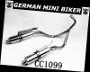Artikelbild 3 des Artikels “Auspuff Doppel-Rohr Skymax-Skymini-Monkey-PBR-Gorilla Vergaser EU 0-3  CC1099 “