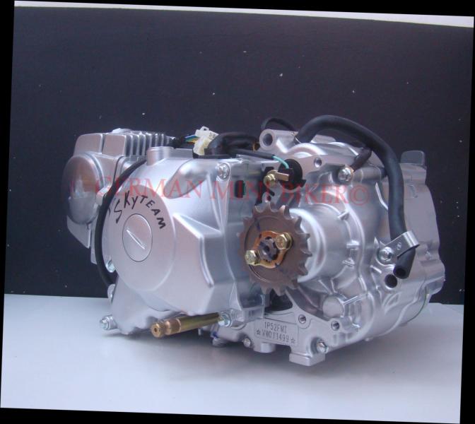 Artikelbild 3 des Artikels “-Original Trex Motor 125cc Skyteam 4 Gang/Handkupplung Silber “
