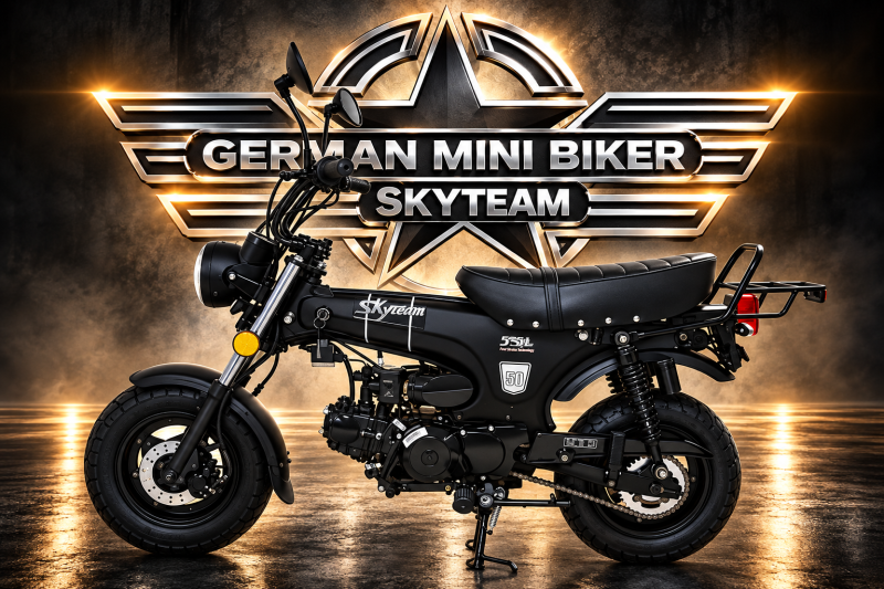 Artikelbild 3 des Artikels “SKYTEAM - SKYMAX 50 Matt-Black E5 CLUB-S Injektion Mofa 25 km/h Zulassung“